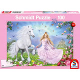 Puzzle Schmidt: Unikornis hercegnő, 100 darabos