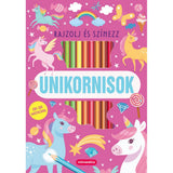 Unikornisok - Rajzolj és színezz - magyar nyelvű kifestő