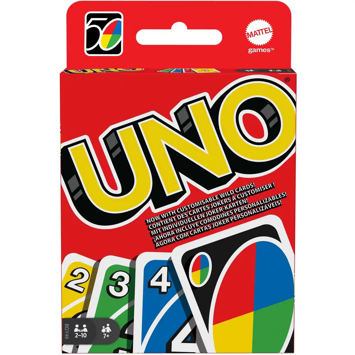 UNO, többnyelvű társasjáték