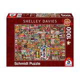 Puzzle Schmidt: Shelley Davies - Vintage Artist Materials, 1000 darabos