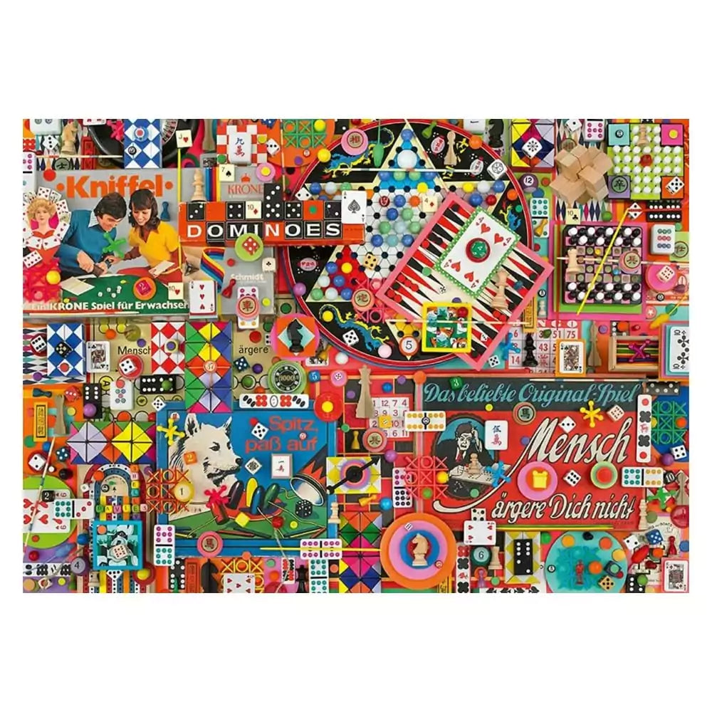 Puzzle Schmidt: Shelley Davies - Vintage Board Games, 1000 darab