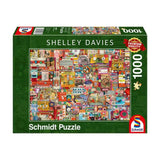 Puzzle Schmidt: Shelley Davies - Vintage haberdashery, 1000 darabos