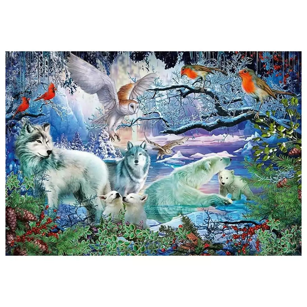 Puzzle Schmidt: Wolves in a Winter Forest, 1000 darab
