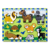 Melissa & Doug Puzzle cu piese mari - Animale de companie