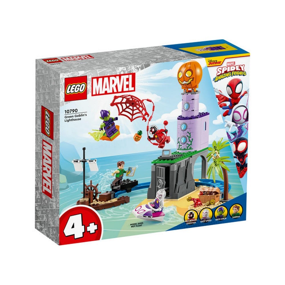 LEGO Marvel Pókcsapat a Zöld Manó világítótornyánál 10790 149 darabos