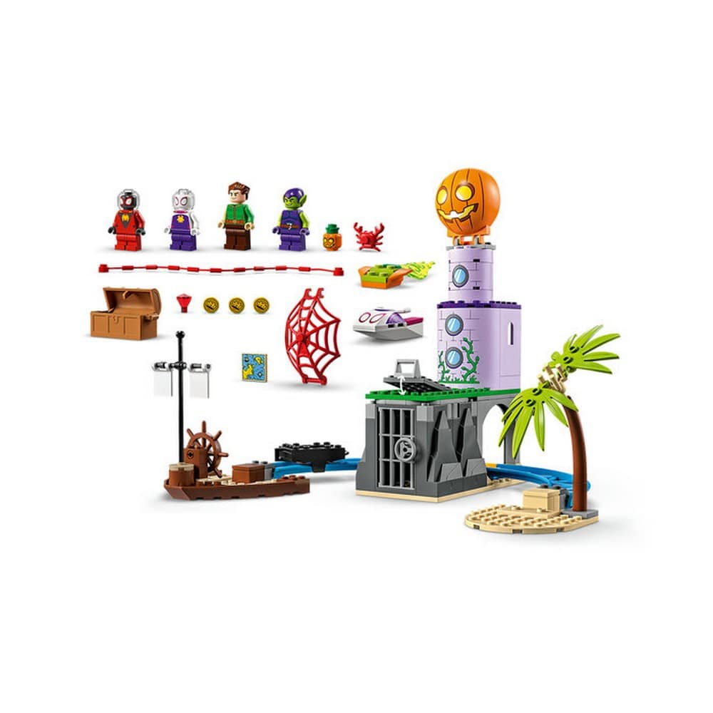 LEGO Marvel Pókcsapat a Zöld Manó világítótornyánál 10790 149 darabos