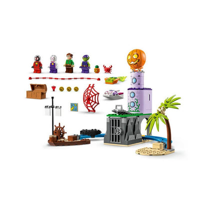 LEGO Marvel Pókcsapat a Zöld Manó világítótornyánál 10790