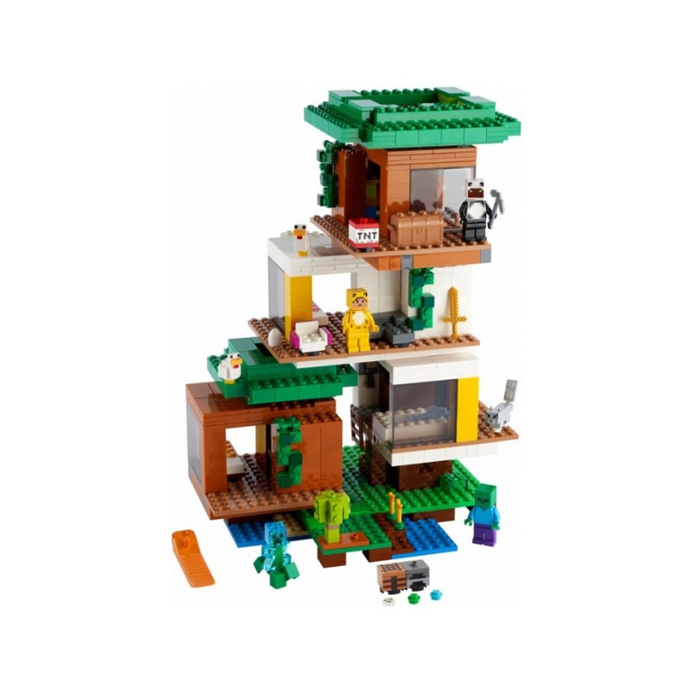 LEGO Minecraft A modern lombház 21174 909 darabos