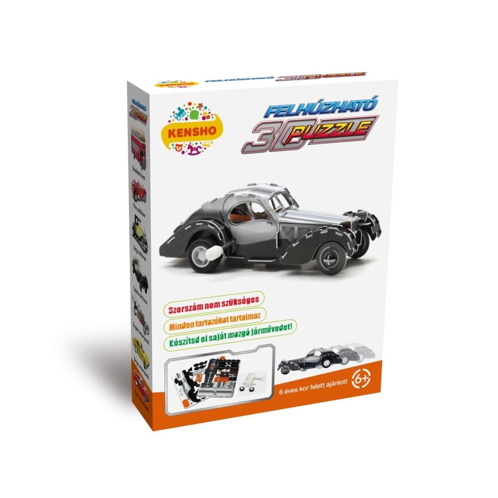 Felhúzható 3D puzzle - Szürke Old Timer-Hope Winning-2-Játszma.ro - A maradandó élmények boltja