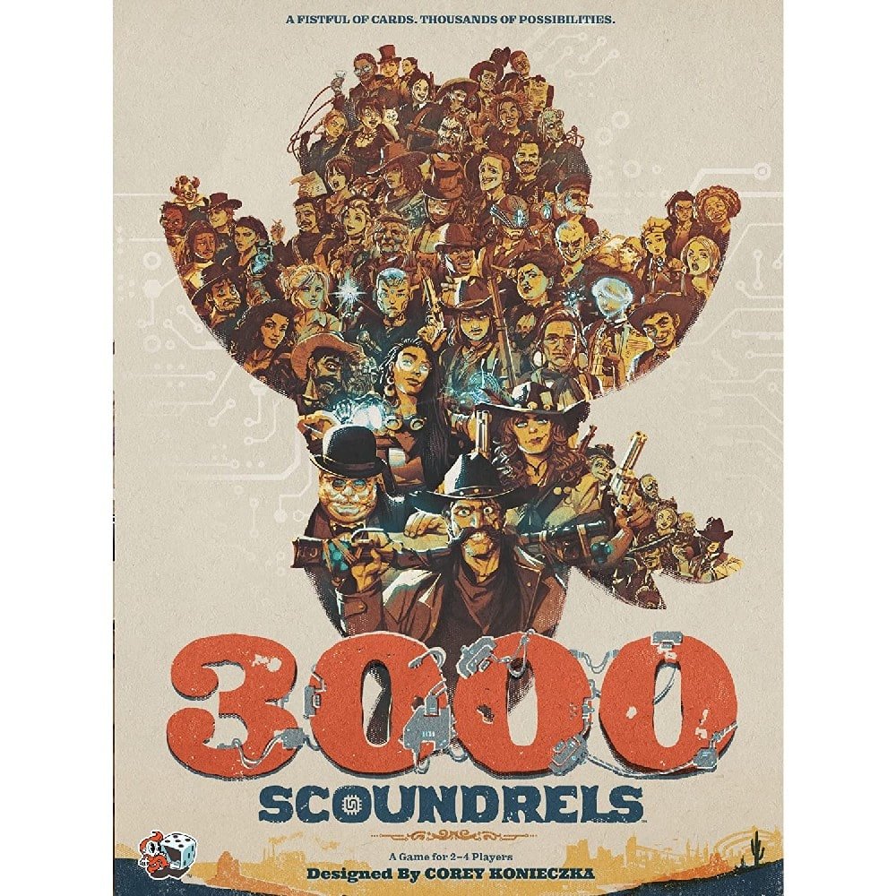 3000 Scoundrels angol nyelvű társasjáték