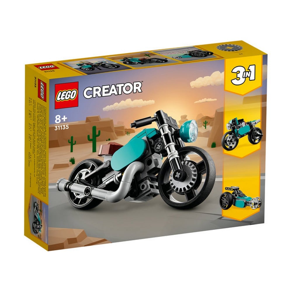 LEGO Creator Veterán motorkerékpár 31135 128 darabos