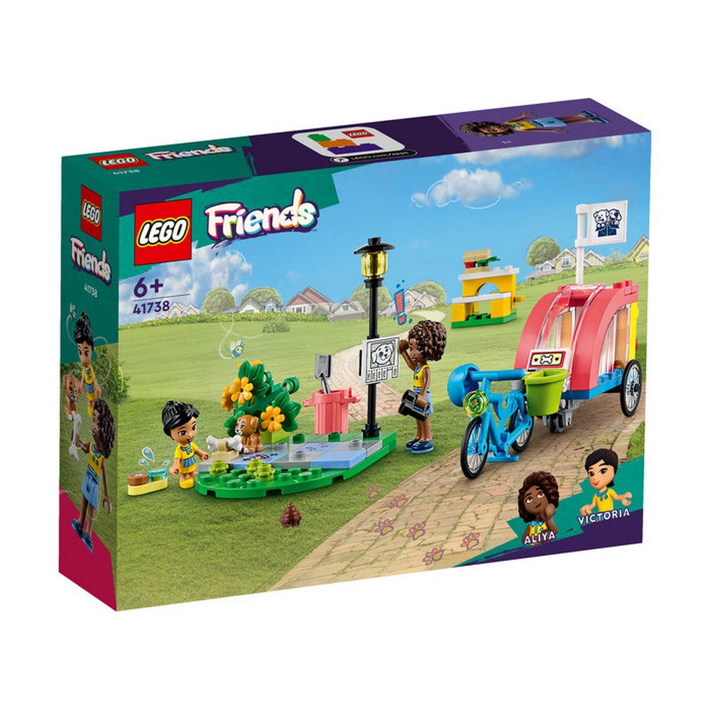 LEGO Friends Kutyamentő bicikli 41738 125 darabos