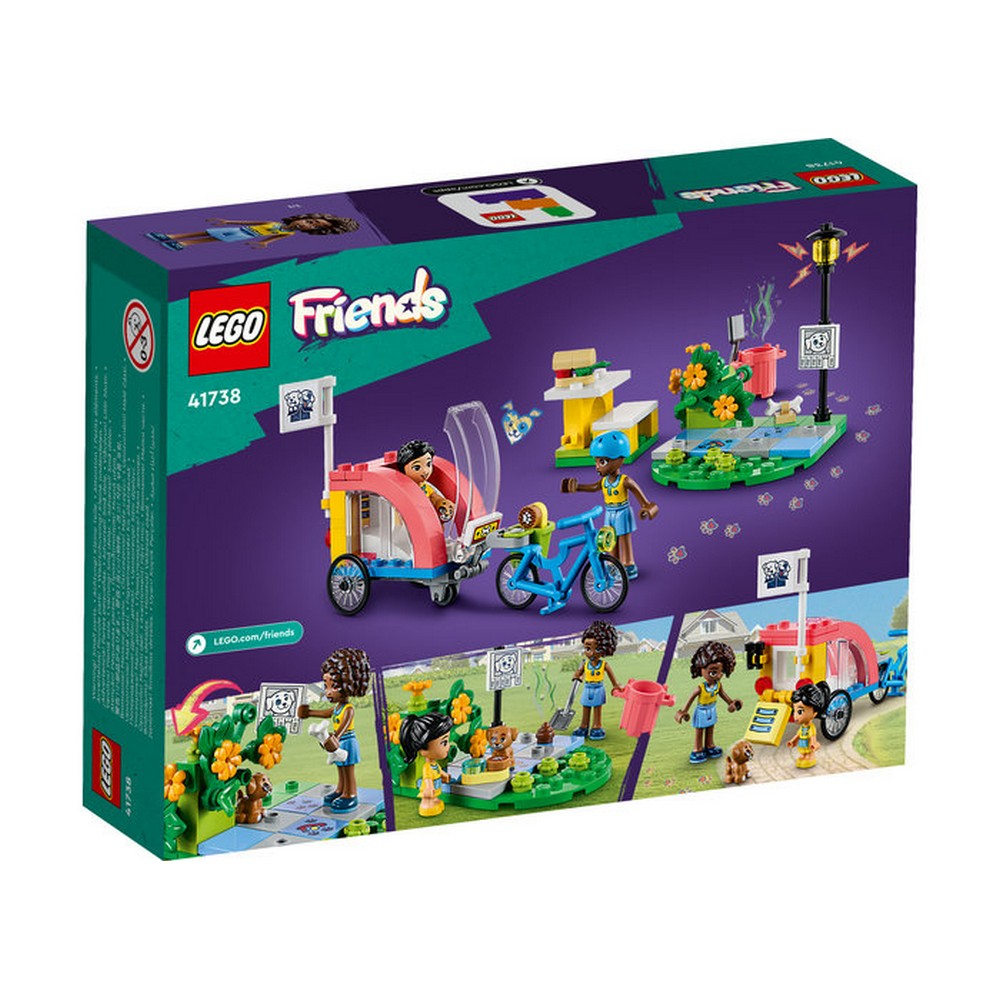 LEGO Friends Kutyamentő bicikli 41738 125 darabos
