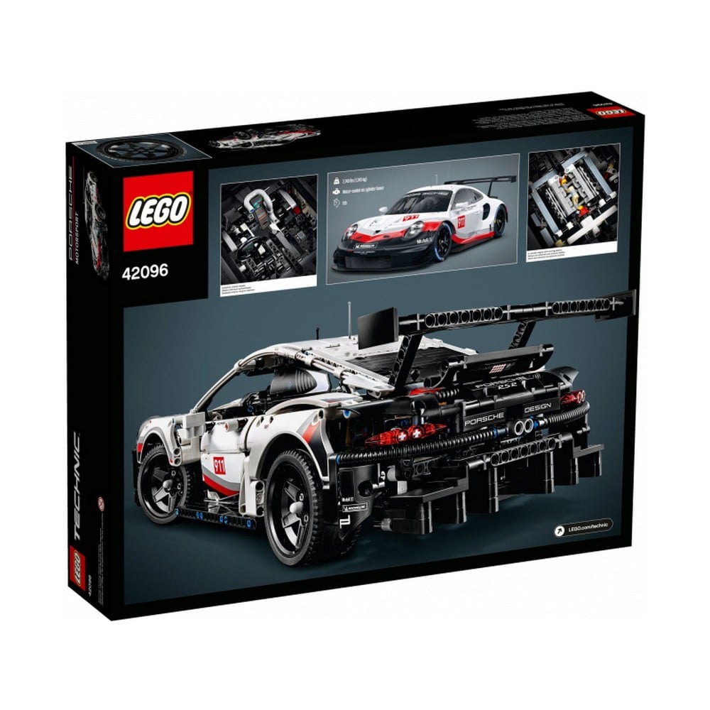 LEGO Technic Porsche 911 RSR 42096 1580 darabos