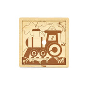 9 darabos fa puzzle, Vonat, Viga