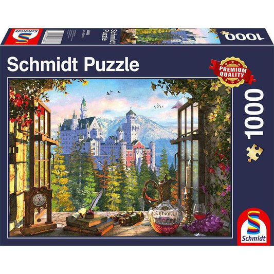1000-es Puzzle View of the Fairytale Castle-Schmidt-1-Játszma.ro - A maradandó élmények boltja
