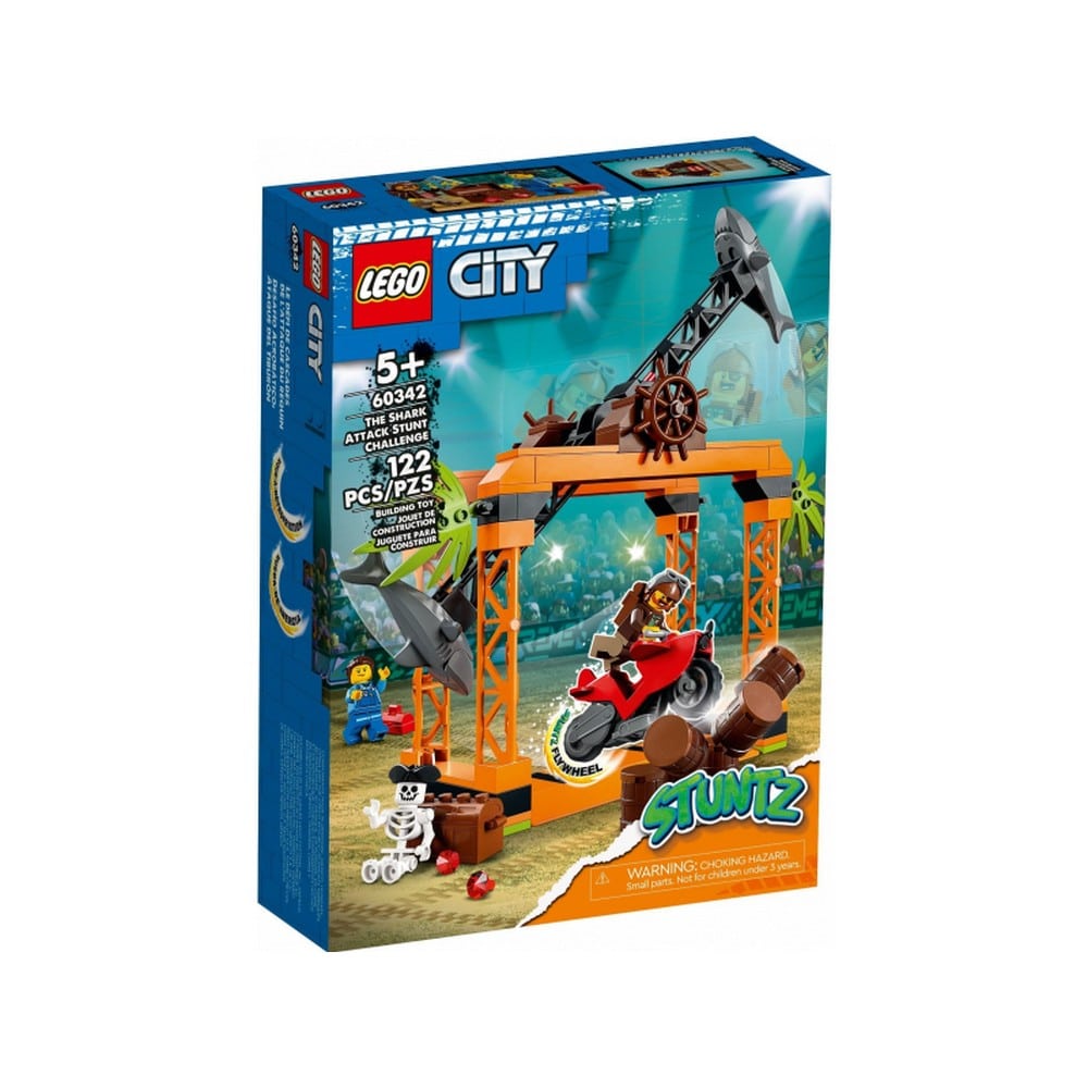 LEGO City Cápatámadás kaszkadőr kihívás 60342
