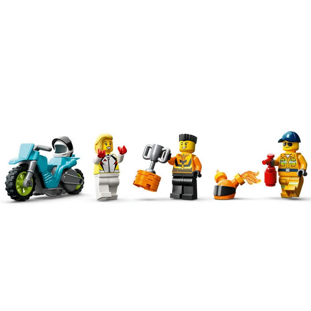 LEGO City Kaszkadőr járgány és tűzgyűrű kihívás 60357 479 darabos
