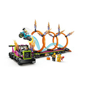LEGO City Kaszkadőr járgány és tűzgyűrű kihívás 60357 479 darabos