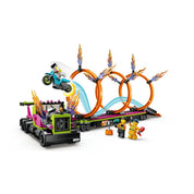 LEGO City Kaszkadőr járgány és tűzgyűrű kihívás 60357 479 darabos