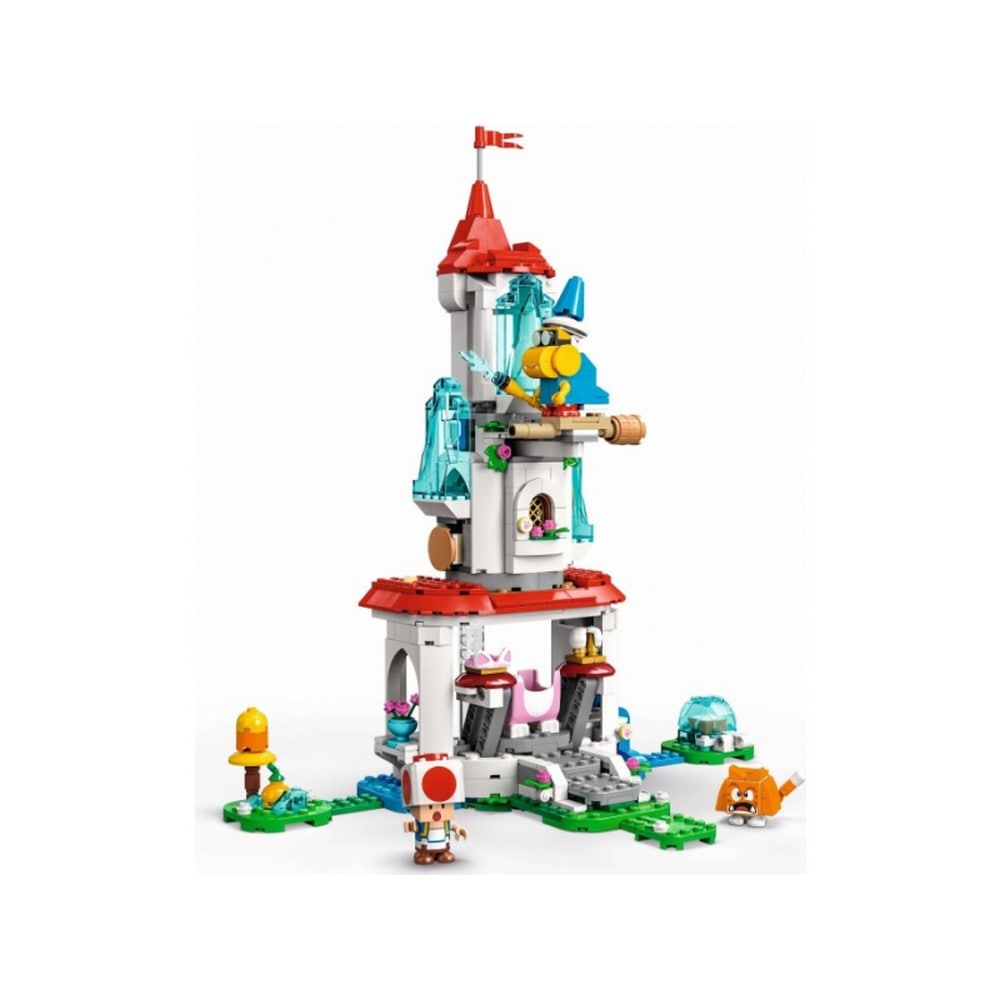 LEGO Super Mario Peach macskajelmez és befagyott torony kiegészítő szett 71407 494 darabos