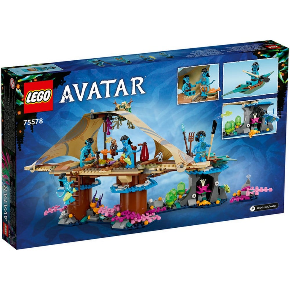 LEGO Avatar Metkayina otthona a zátonyon 75578 528 darabos