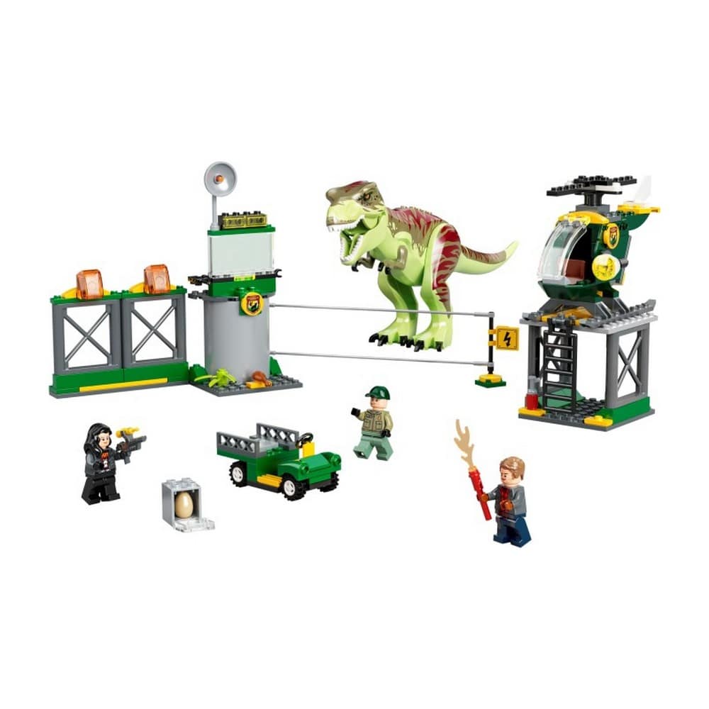 LEGO Jurassic World T-Rex dinoszaurusz szökés 76944