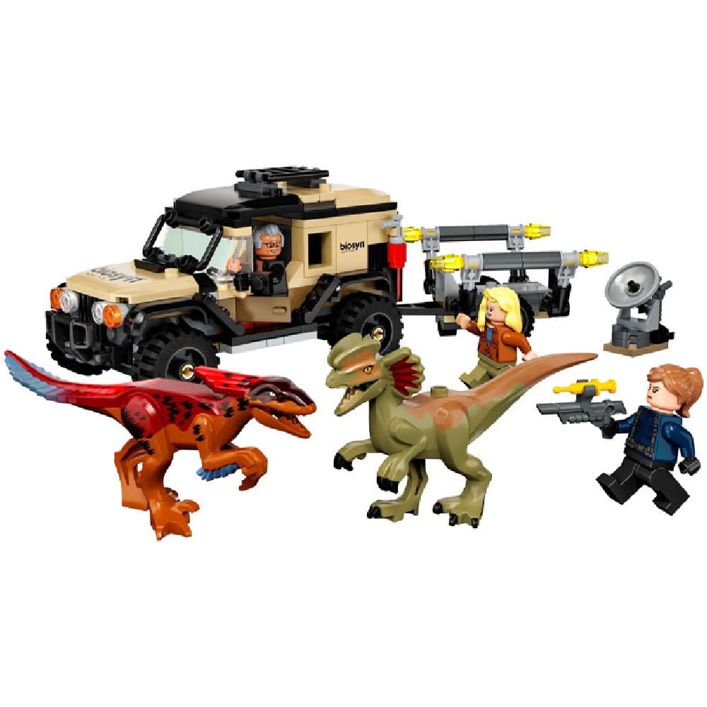 LEGO Jurassic World Pyroraptor és Dilophosaurus szállítás 76951 254 darabos