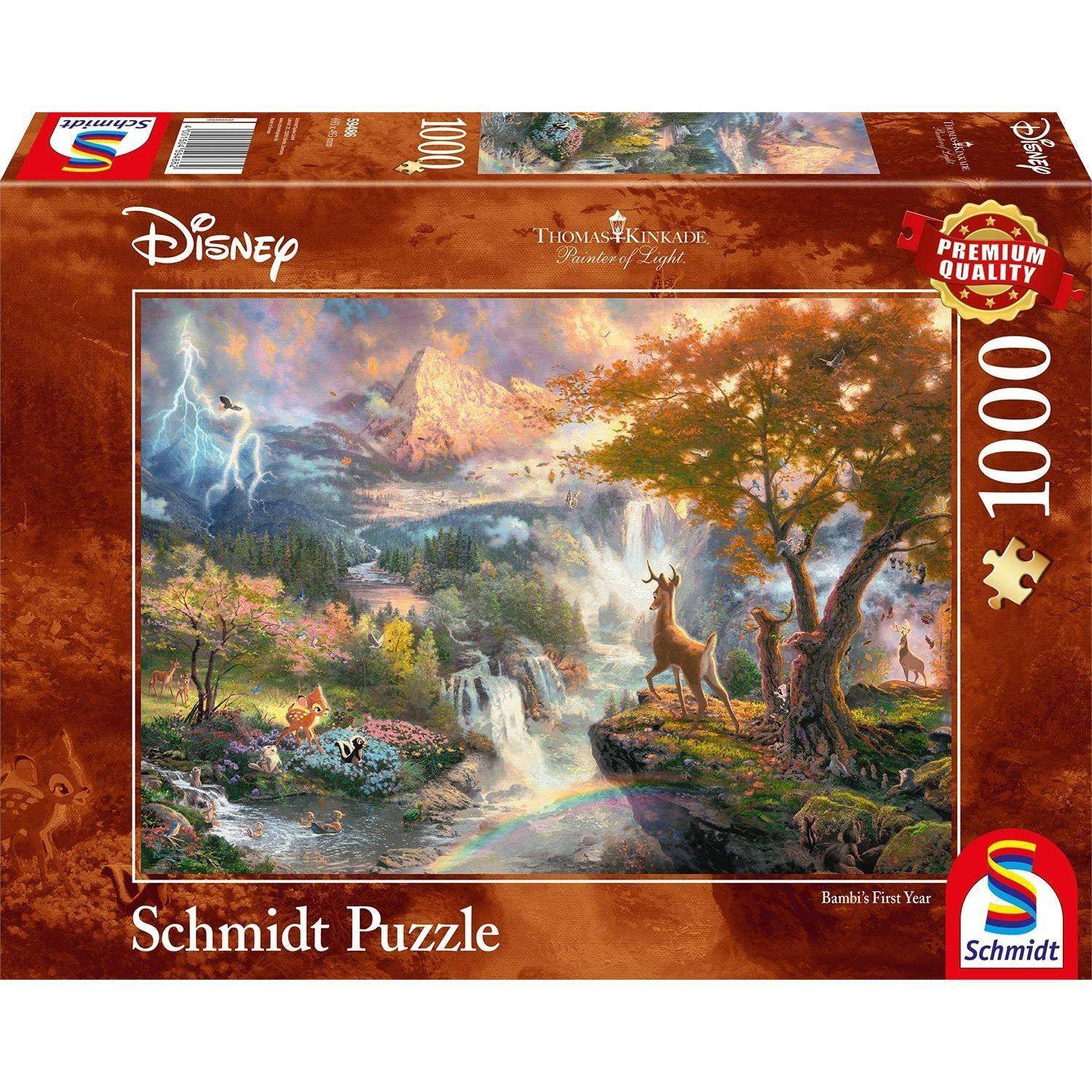 1000-es Puzzle Disney, Bambi-Schmidt-1-Játszma.ro - A maradandó élmények boltja