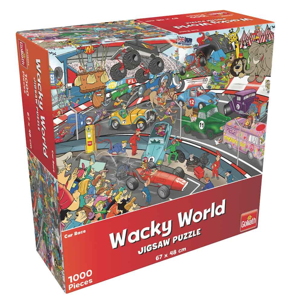Wacky World Puzzle, 1000 darabos, Autóverseny - Játszma.ro - A maradandó élmények boltja