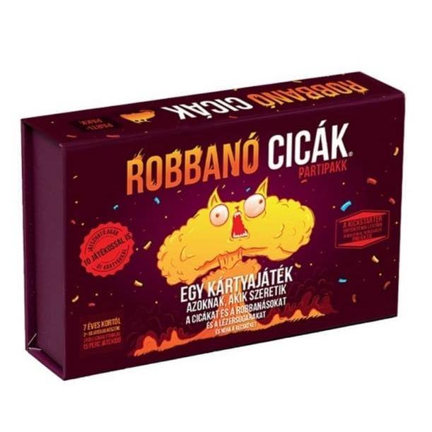 Robbanó cicák: partipakk, magyar nyelvű társasjáték