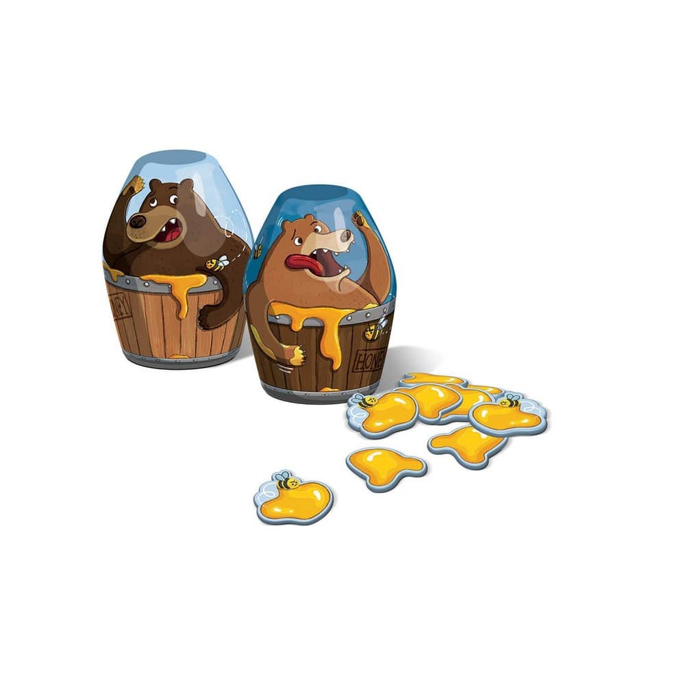 Bears in Barrels, angol nyelvű társasjáték