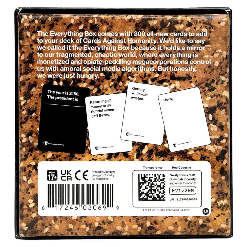 Cards Against Humanity Everything Box 5. angol nyelvű kiegészítő