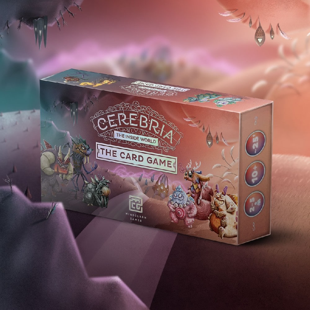 Cerebria: The Card Game angol nyelvű társasjáték