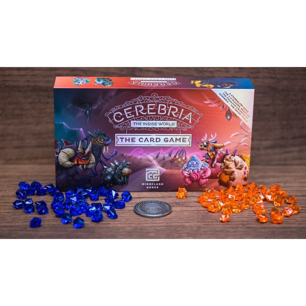 Cerebria: The Card Game angol nyelvű társasjáték