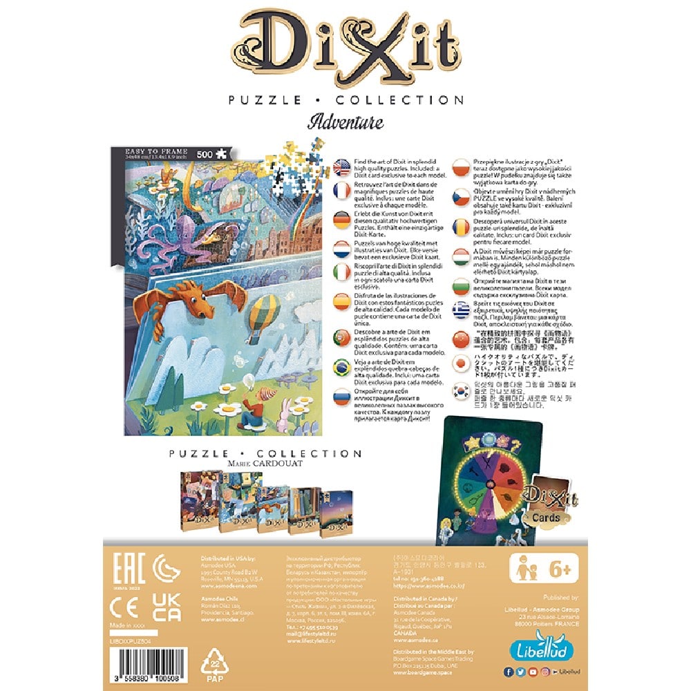 Dixit puzzle 500 darabos, Kalandok (Adventure 04)