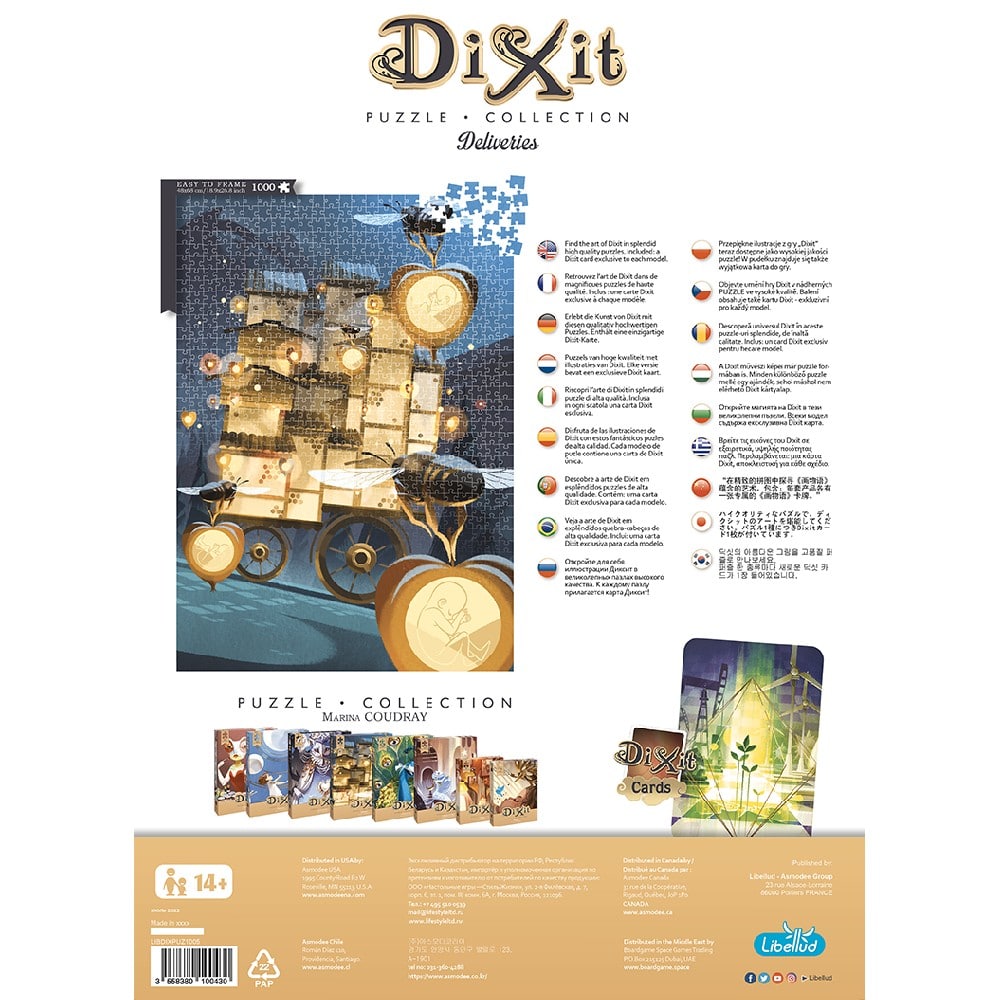 Dixit puzzle 1000 darabos, Anyaméhek (Deliveries 11)