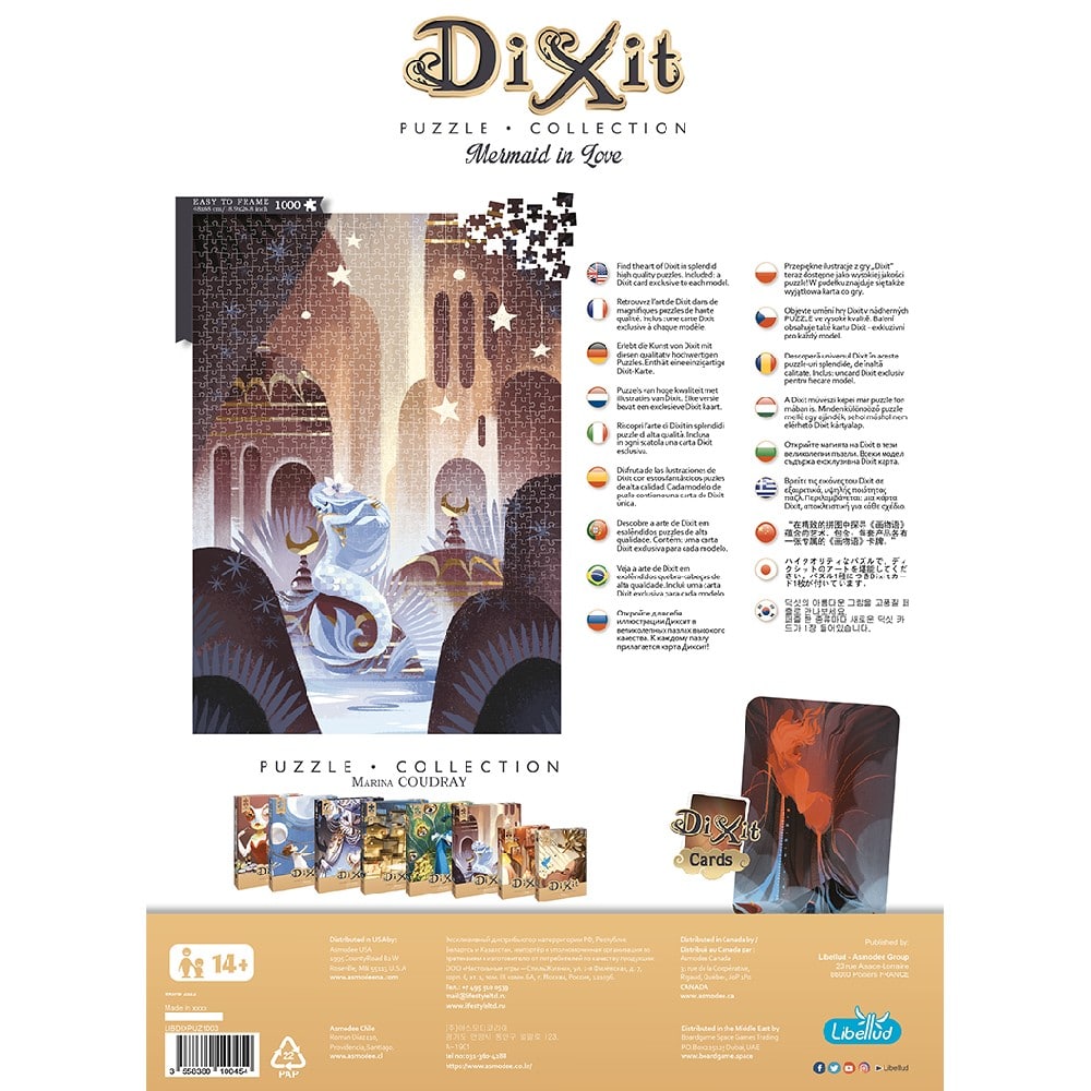 Dixit puzzle 1000 darabos, Sellődal (Mermaid in Love 09)