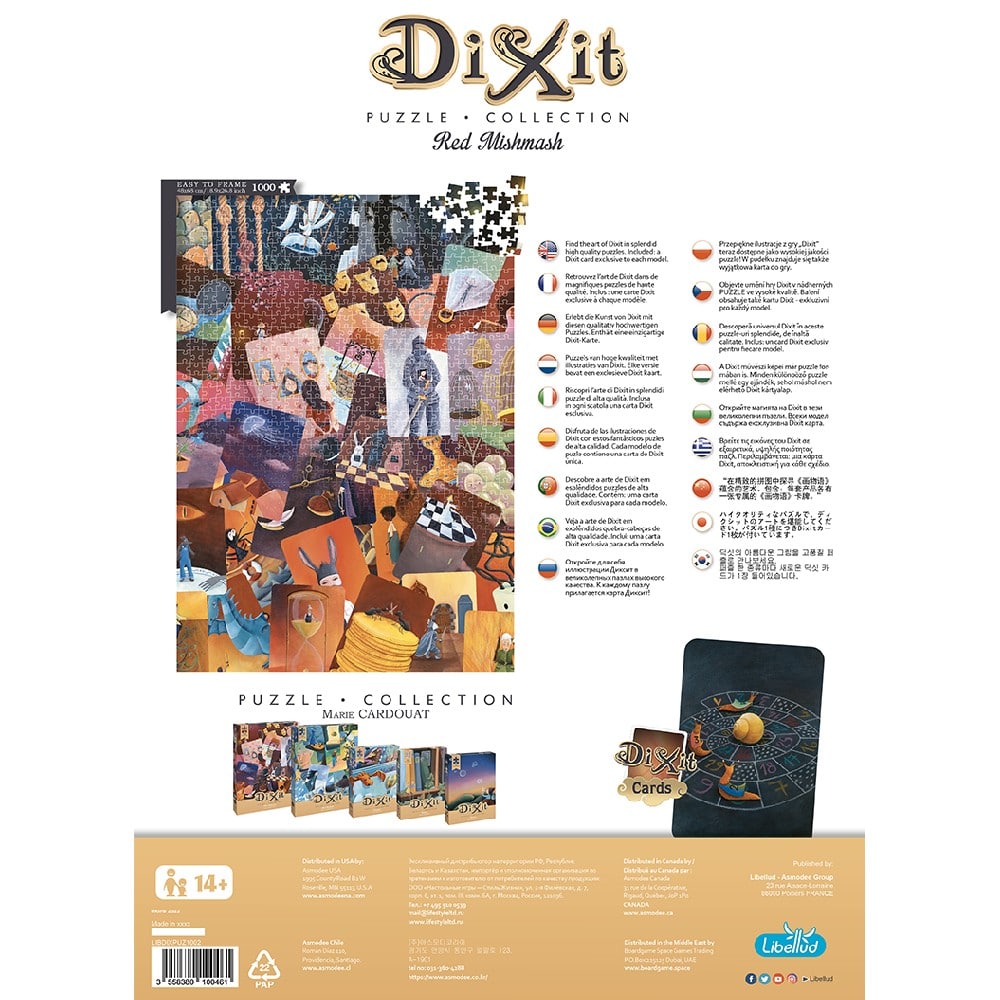 Dixit puzzle 1000 darabos Skarlát árnyalatok (Red Mishmash 08)