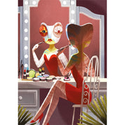 Dixit puzzle 1000 darabos, Két szín között (Chameleon Night 14)