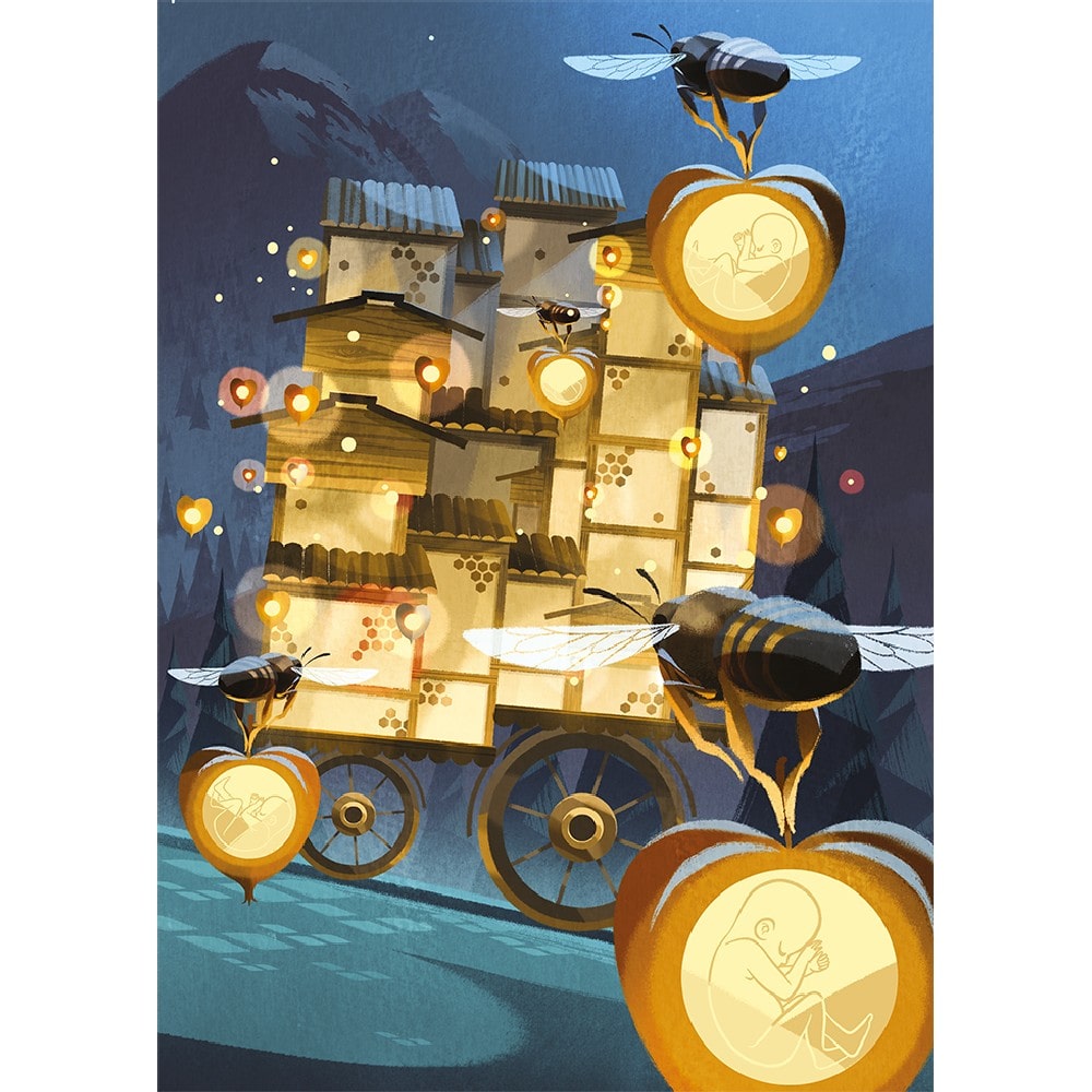 Dixit puzzle 1000 darabos, Anyaméhek (Deliveries 11)