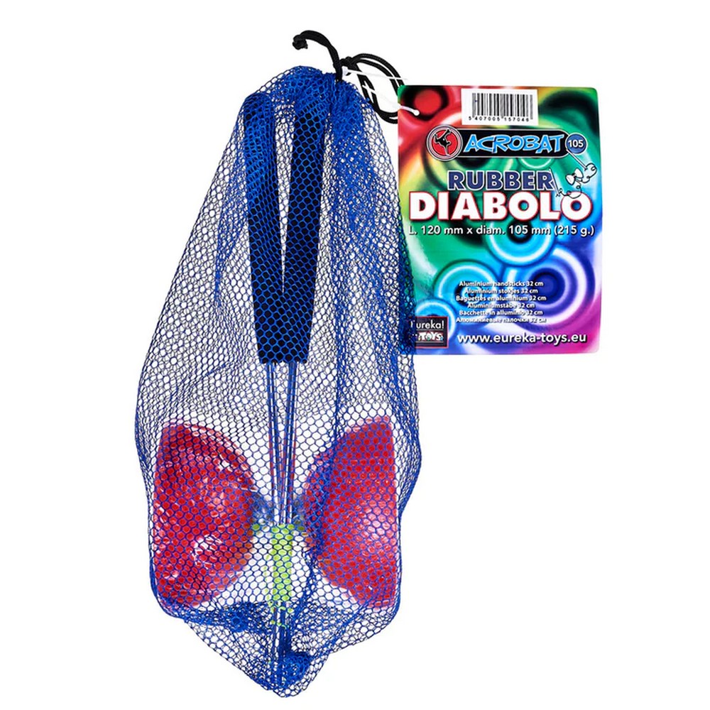 Diabolo alumínium botokkal - piros