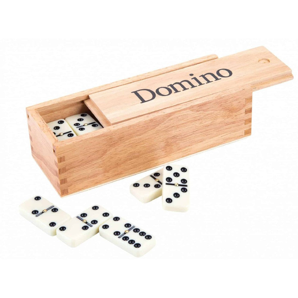 Dominó készlet, dupla 6-os angol nyelvű társasjáték