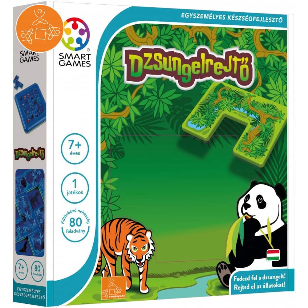 Smart Games: Dzsungelrejtő, magyar nyelvű logikai játék