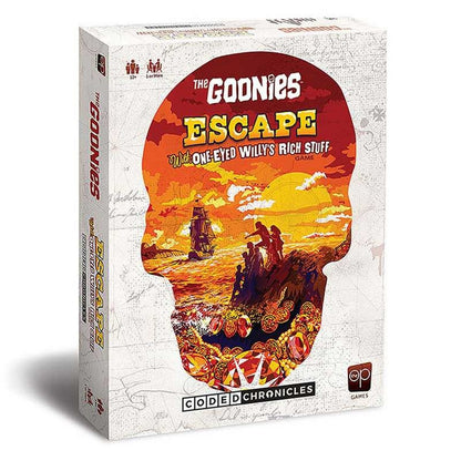 The Goonies: Escape With One-Eyed Willy's Rich Stuff – A Coded Chronicles Game angol nyelvű társasjáték