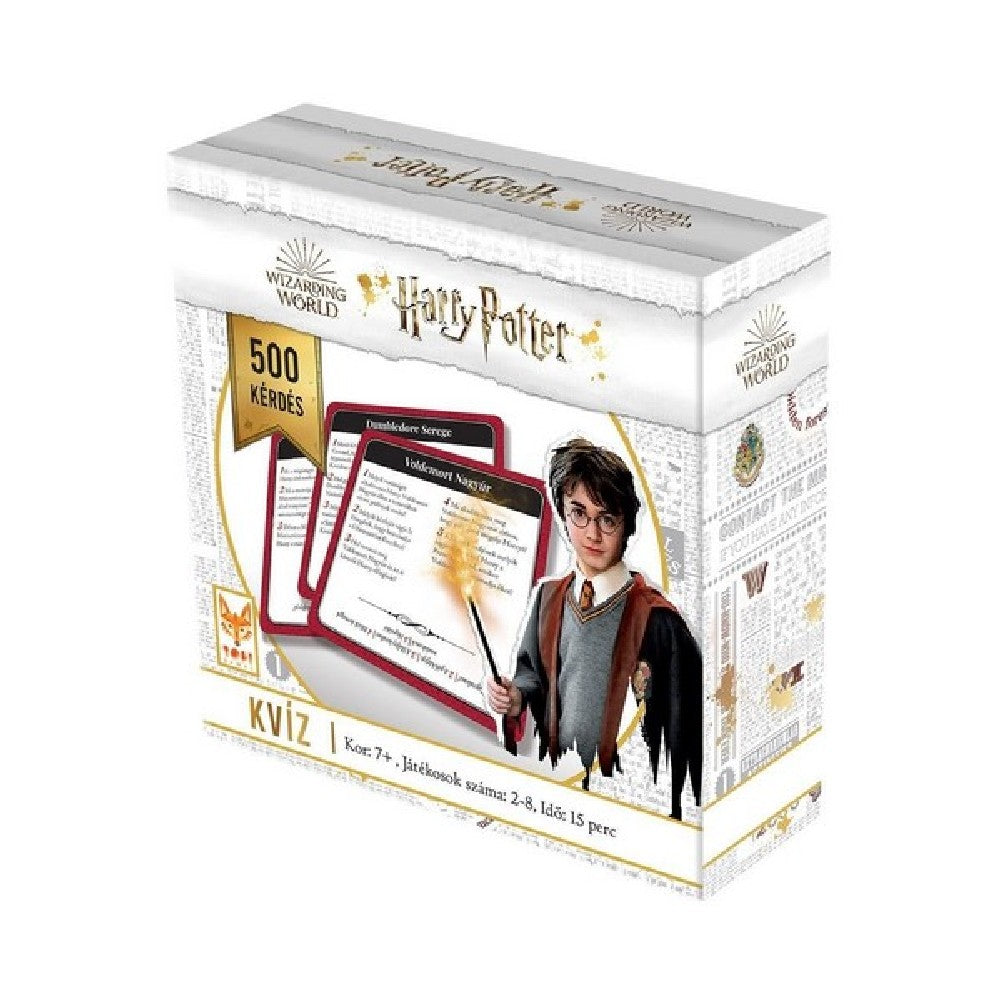 Harry Potter Kviz 500 kérdés magyar nyelvű társasjáték
