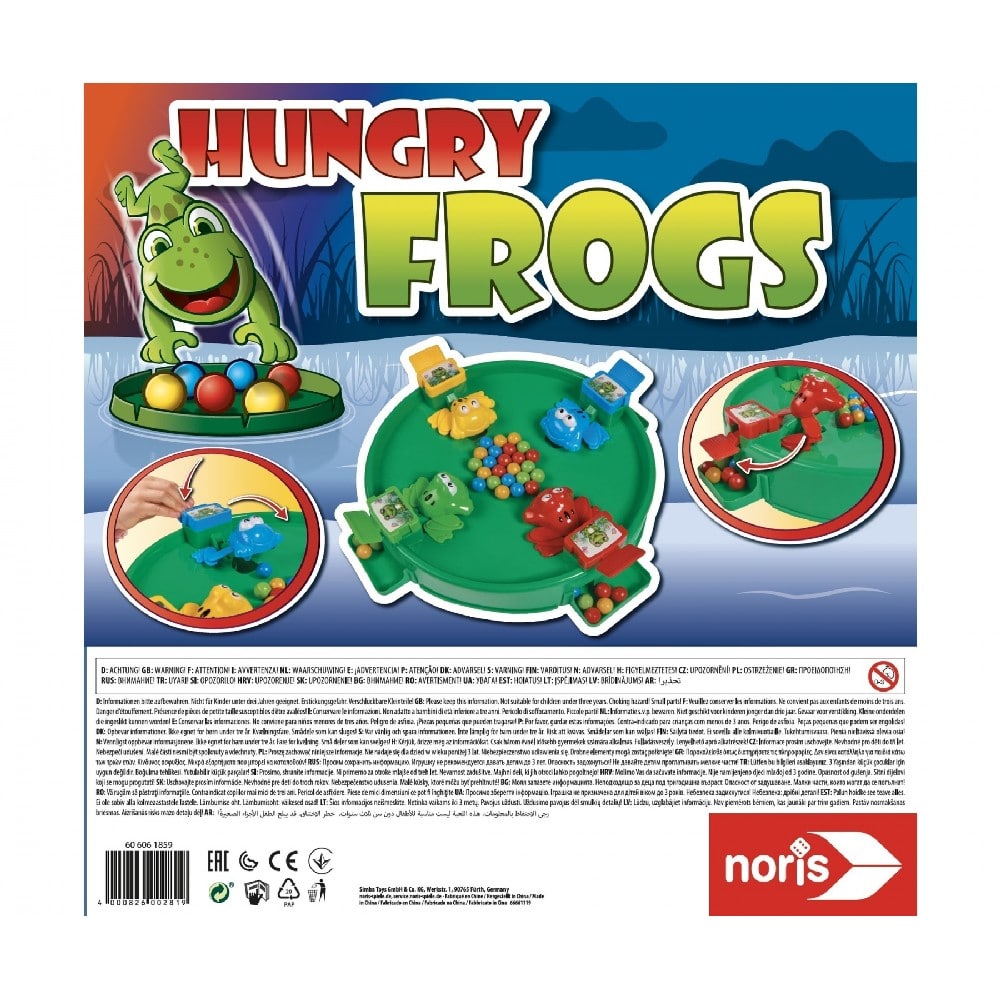 Hungry Frogs többnyelvű társasjáték