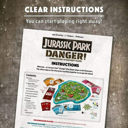 Jurassic Park: Danger! Társasjáték