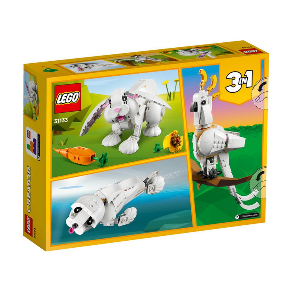 LEGO Creator Fehér nyuszi 31133 258 darabos