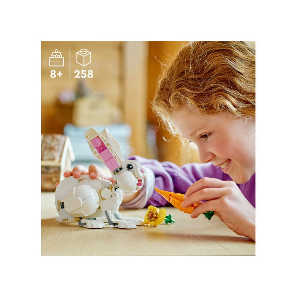LEGO Creator Fehér nyuszi 31133 258 darabos